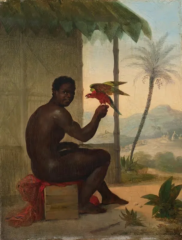 Бразильский раб by Николас-Антуан Тонэ, 1821 — digital art print download