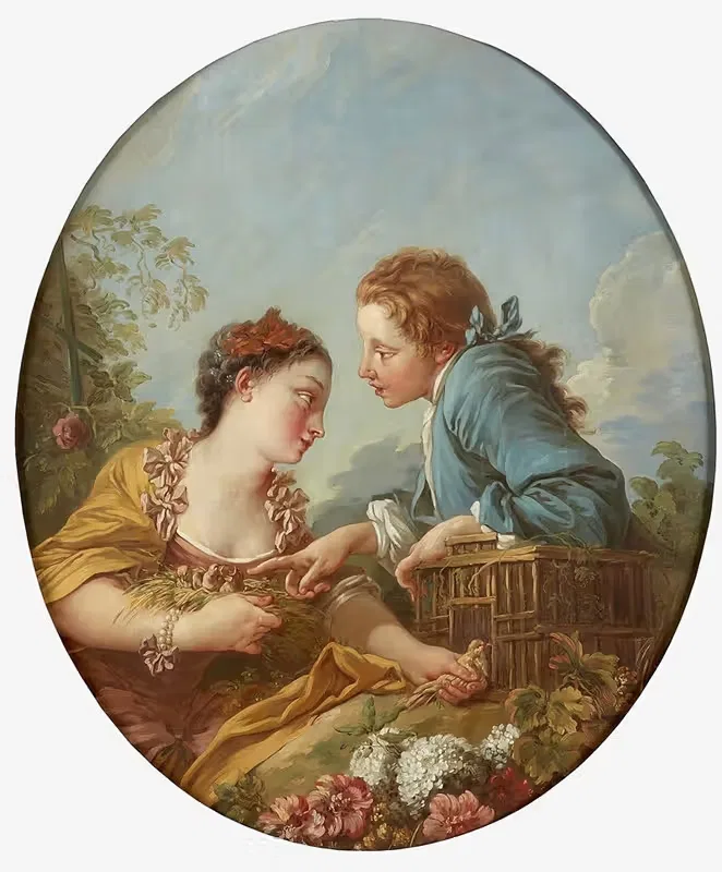 Les Oiseaux Nicheurs (The Bird Nesters) — Follower Of François Boucher