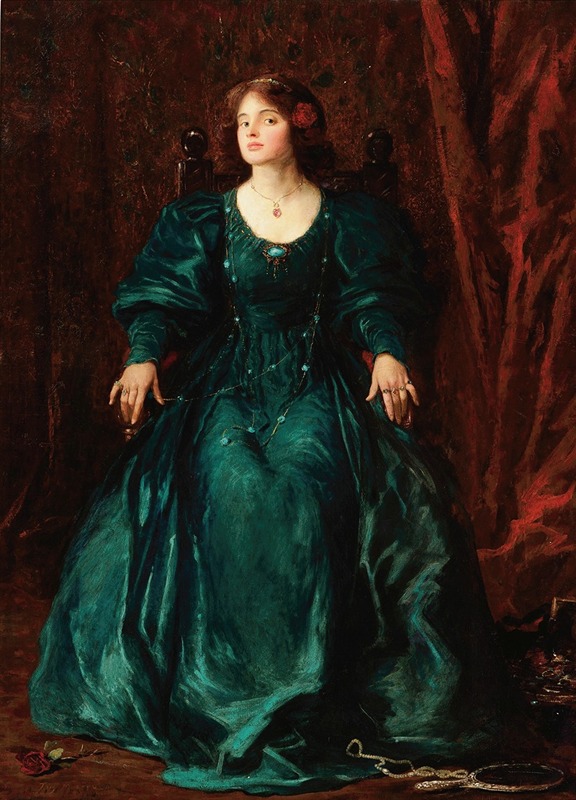 Vanity by Thomas Edwin Mostyn, 1904 — digital art print download