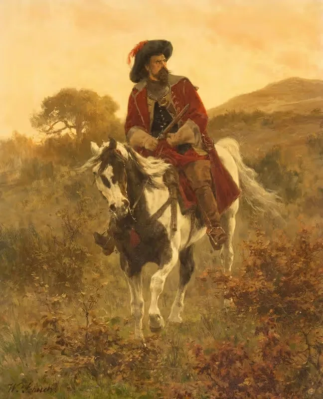 Кавалерист в Тридцатилетней войне by Вернер Вильгельм Густав Шух — digital art print download