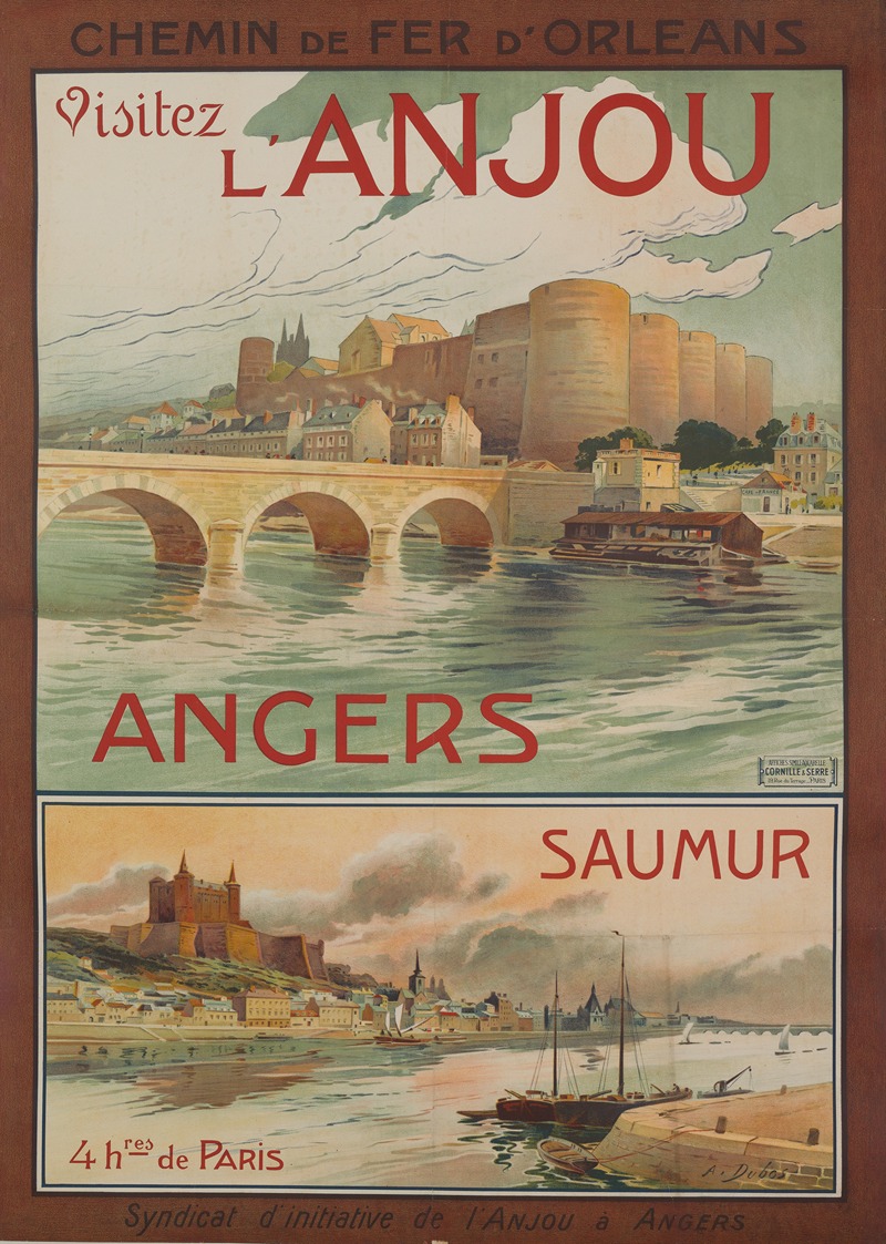 Visitez l'Anjou – Angers, Saumur — A. Dubos