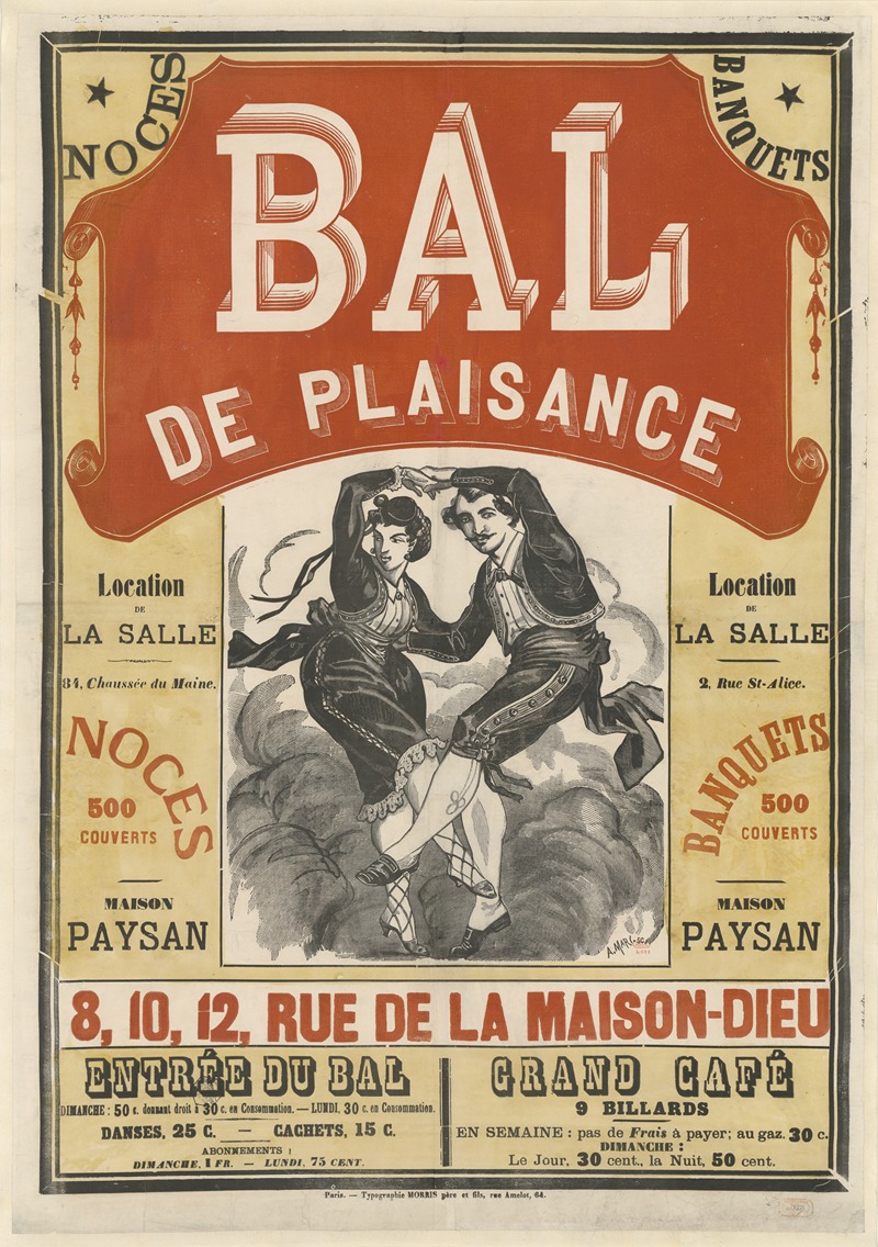 Noces, Banquets, Bal de plaisance — A. Mary