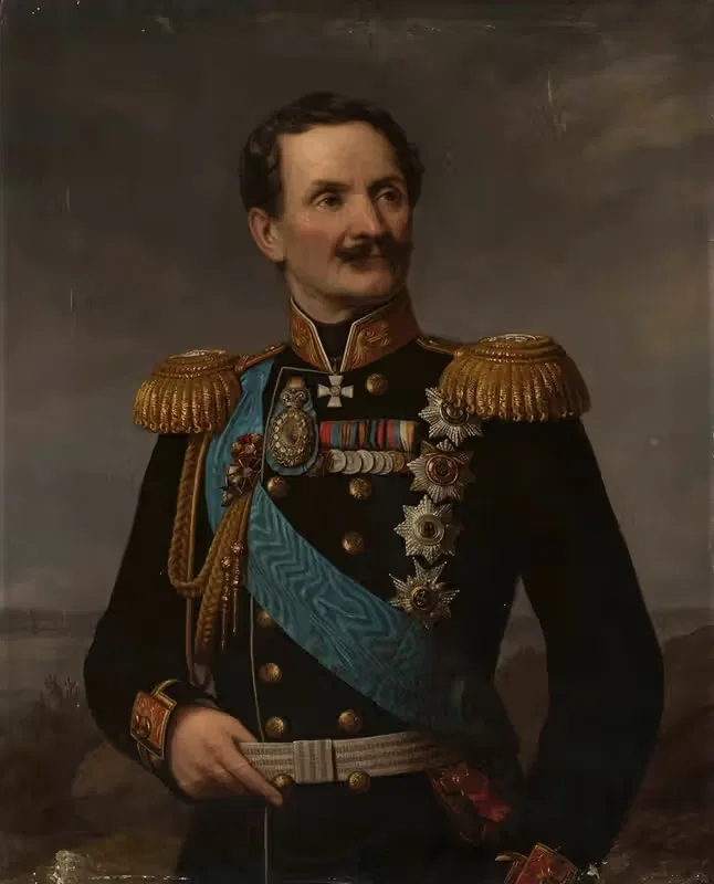 Portrait of Friedrich Berg — Aleksander Lesser