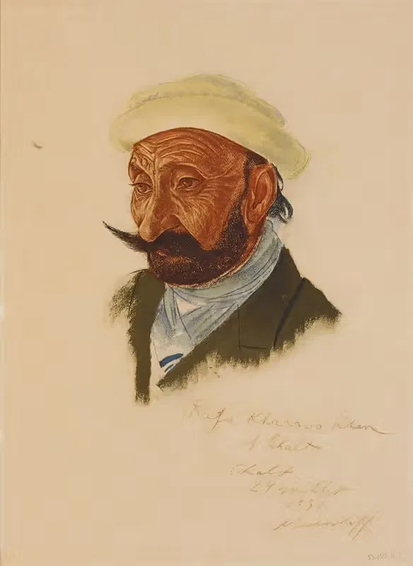Раджа Хасру Кхан де Нага, Тчалт by Александр Жаковлев, 1925 — digital art print download