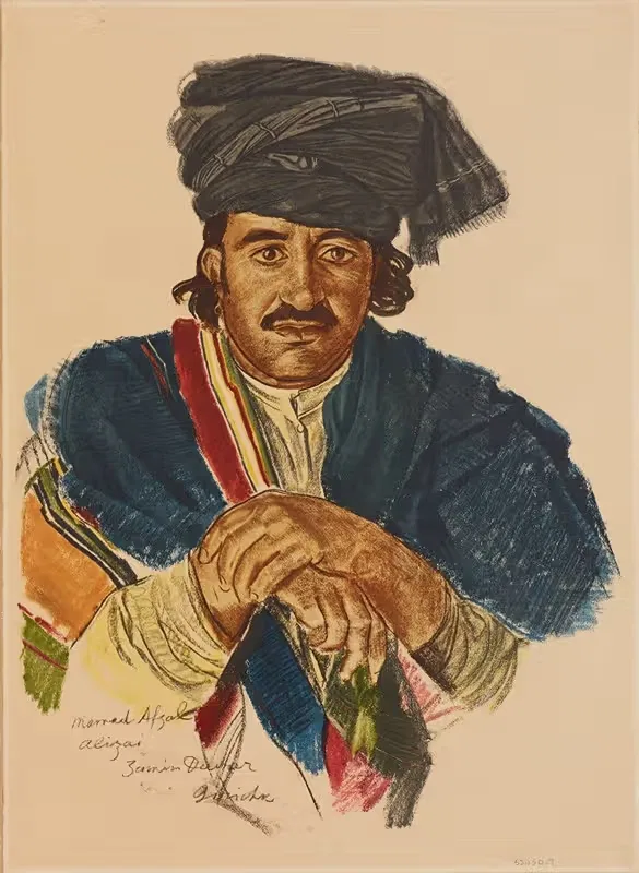 Знатный афганец, Гуиричк by Александр Жаковлев, 1931 — digital art print download