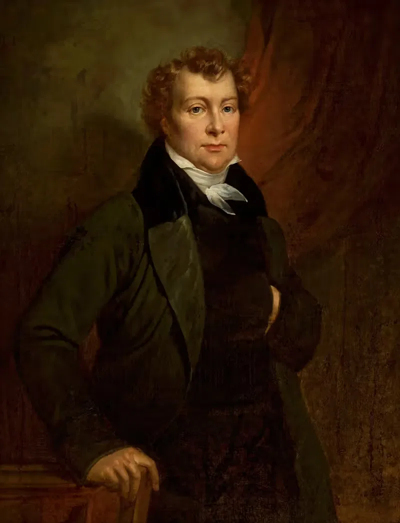 Portrait of Ludwik Osiński — Antoni Brodowski