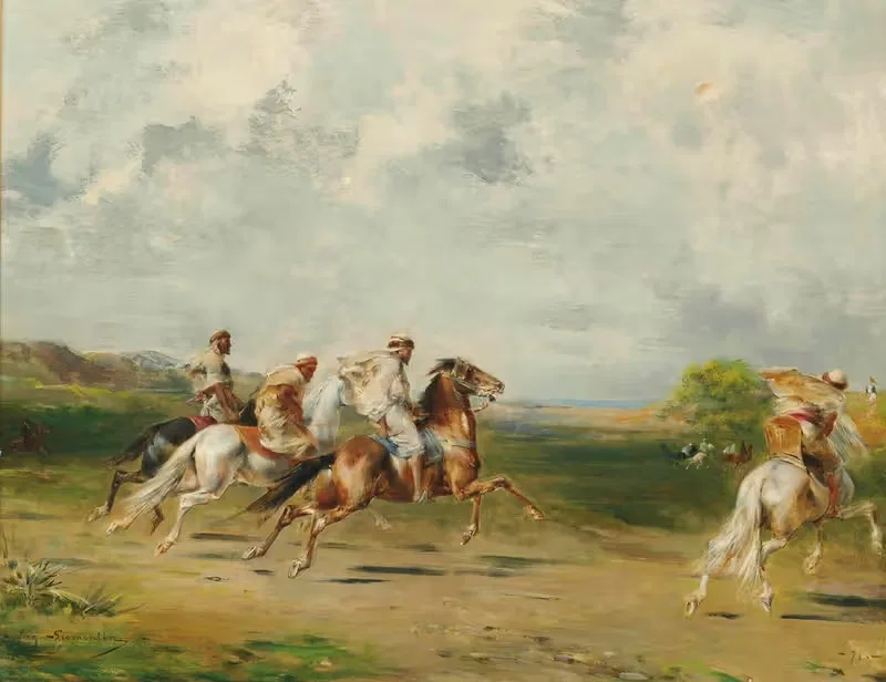 Arab Horsemen — Eugène Fromentin