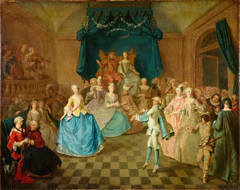 Court Dance by Follower of Gravelot, 1745-1765 — digital art print download