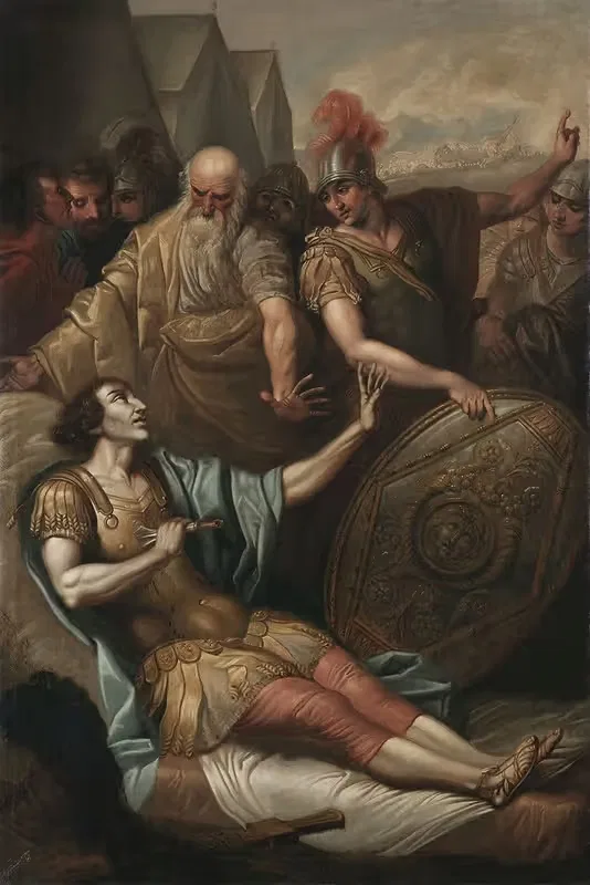 Death of Epaminondas — Franciszek Smuglewicz