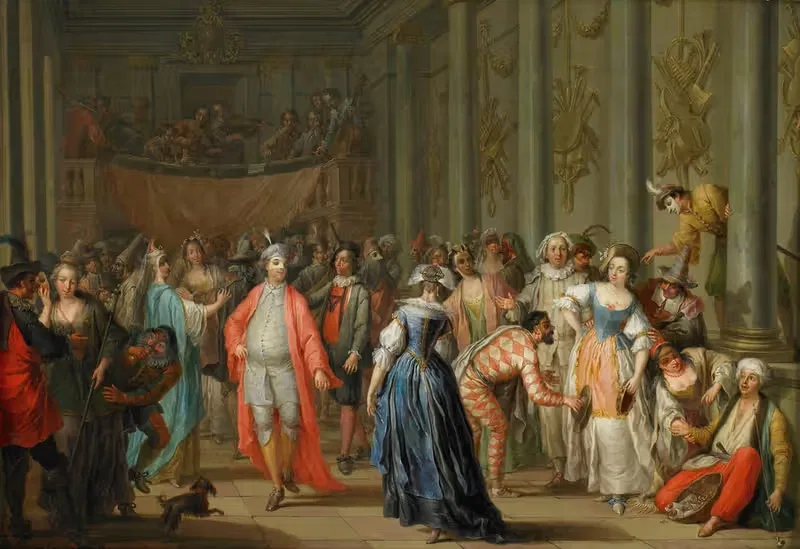 Masquerade Ball (Masked Ball at Venice) — Franz Christoph Janneck