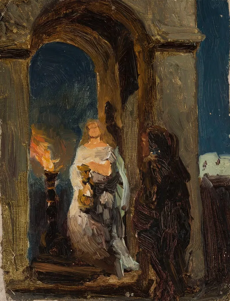 Академический эскиз by Ян Чянглиньский, 1888 — digital art print download