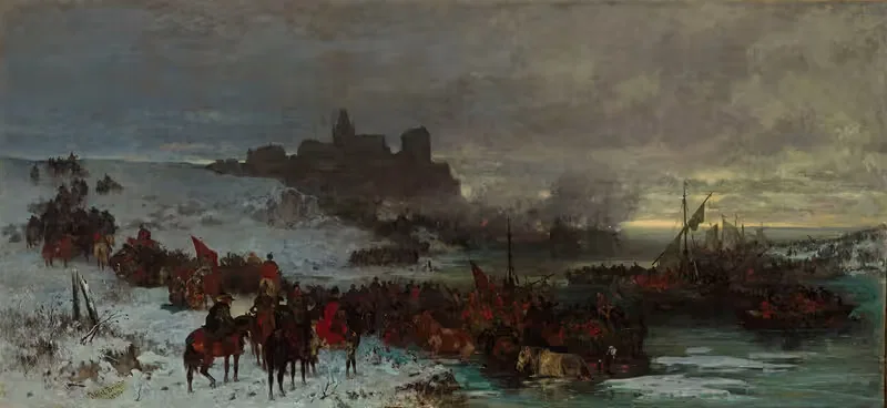 Чарнецкий в Кольдинге by Йозеф Брандт, 1870 — digital art print download
