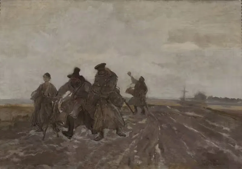 On the road by Jozef Chelmonski, 1877-1881 — digital art print download
