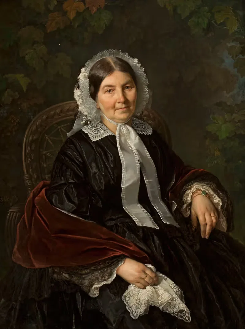 Portrait of Matylda Werner — Józef Simmler