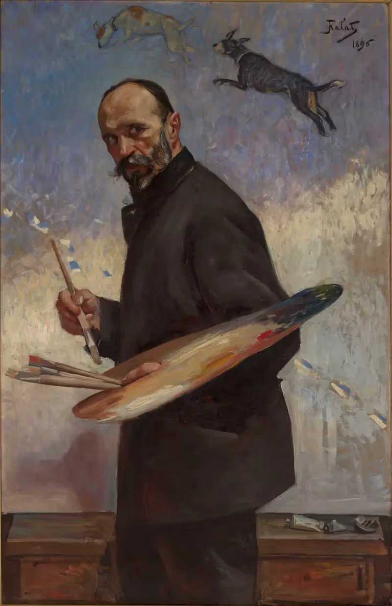 Автопортрет by Юлиан Фалат, 1896 — digital art print download