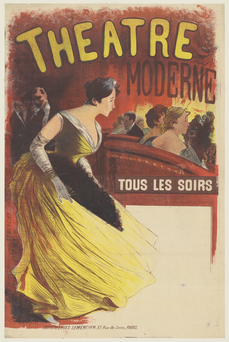 Théatre Moderne. Tous les soirs — Albert Mantelet-Goguet