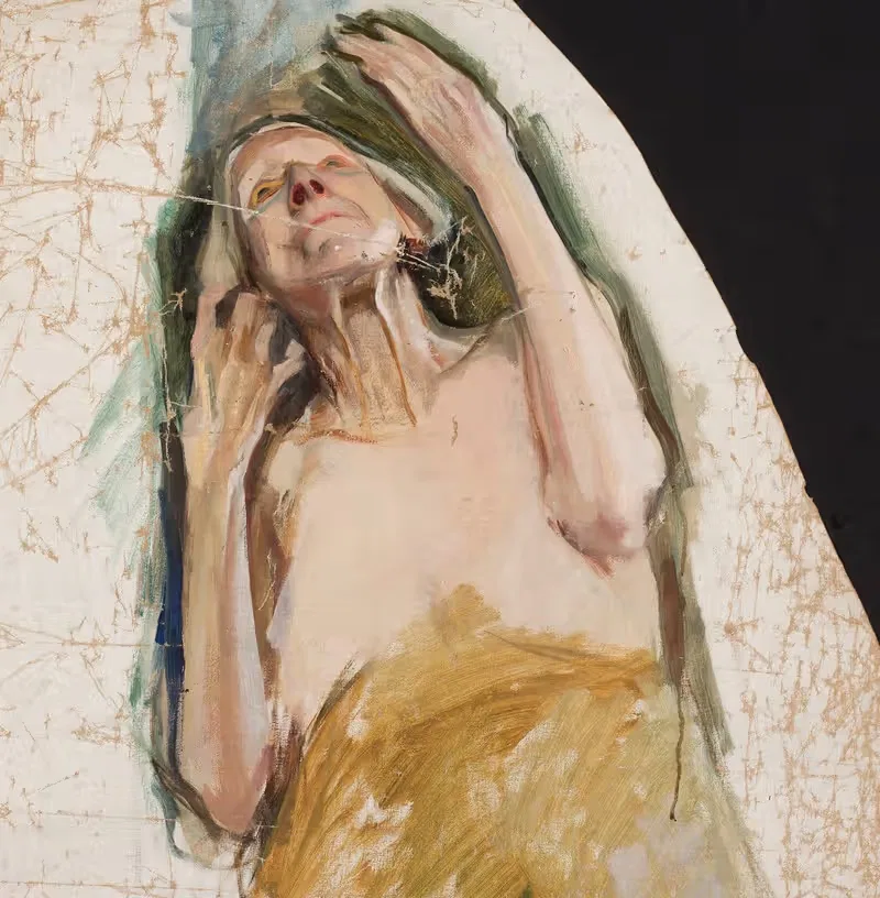 Study of an old woman — Konrad Krzyżanowski