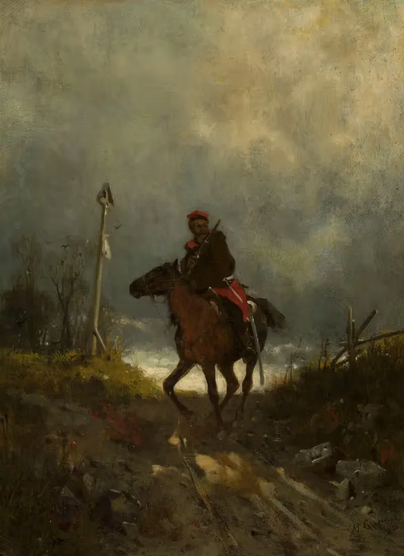 Повстанец 1863 года by Максимилиан Гиеримский — digital art print download