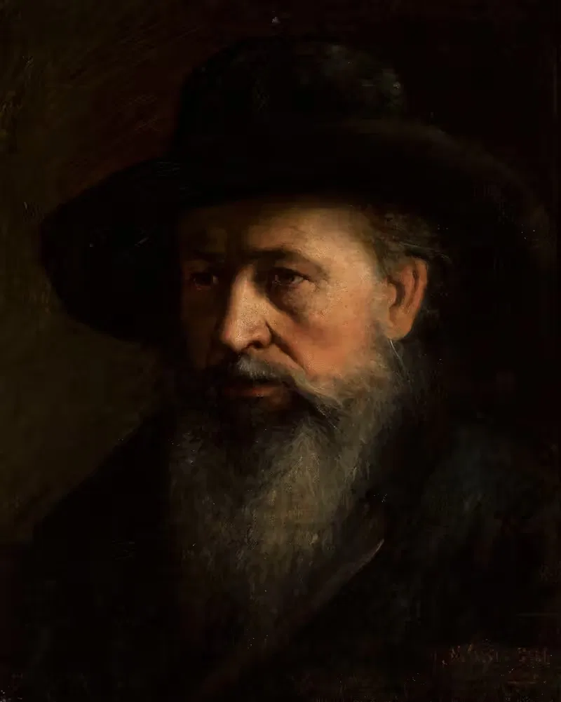 Portrait of a rabbi — Maurycy Gottlieb