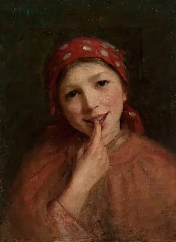 Крестьяночка by Мавриций Трембач, 1893 — digital art print download