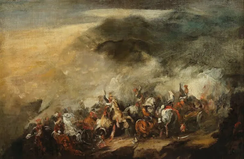 Battle of Somosierra — Piotr Michałowski