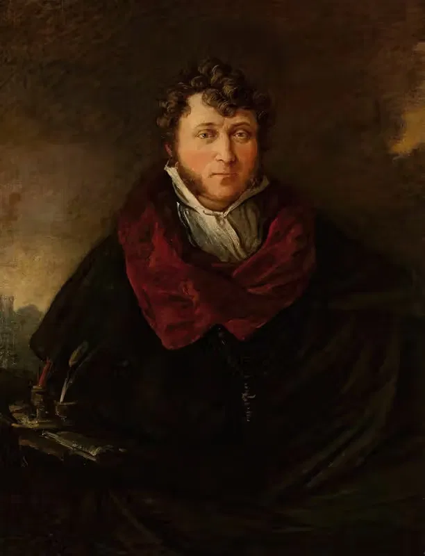 Portrait of Antoni Ostrowski — Piotr Michałowski
