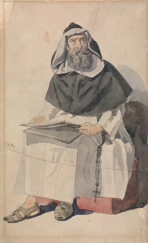 Portrait of a Monk — Richard Dadd