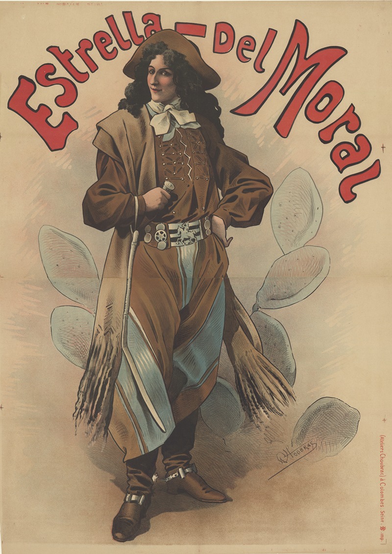 Estrella del Moral by Альфред Шубрак, 1890 — digital art print download
