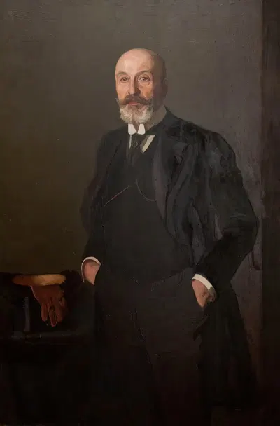 Portrait of Roman Narkiewicz-Jodko by Stanisław Lentz, 1912 — digital art print download