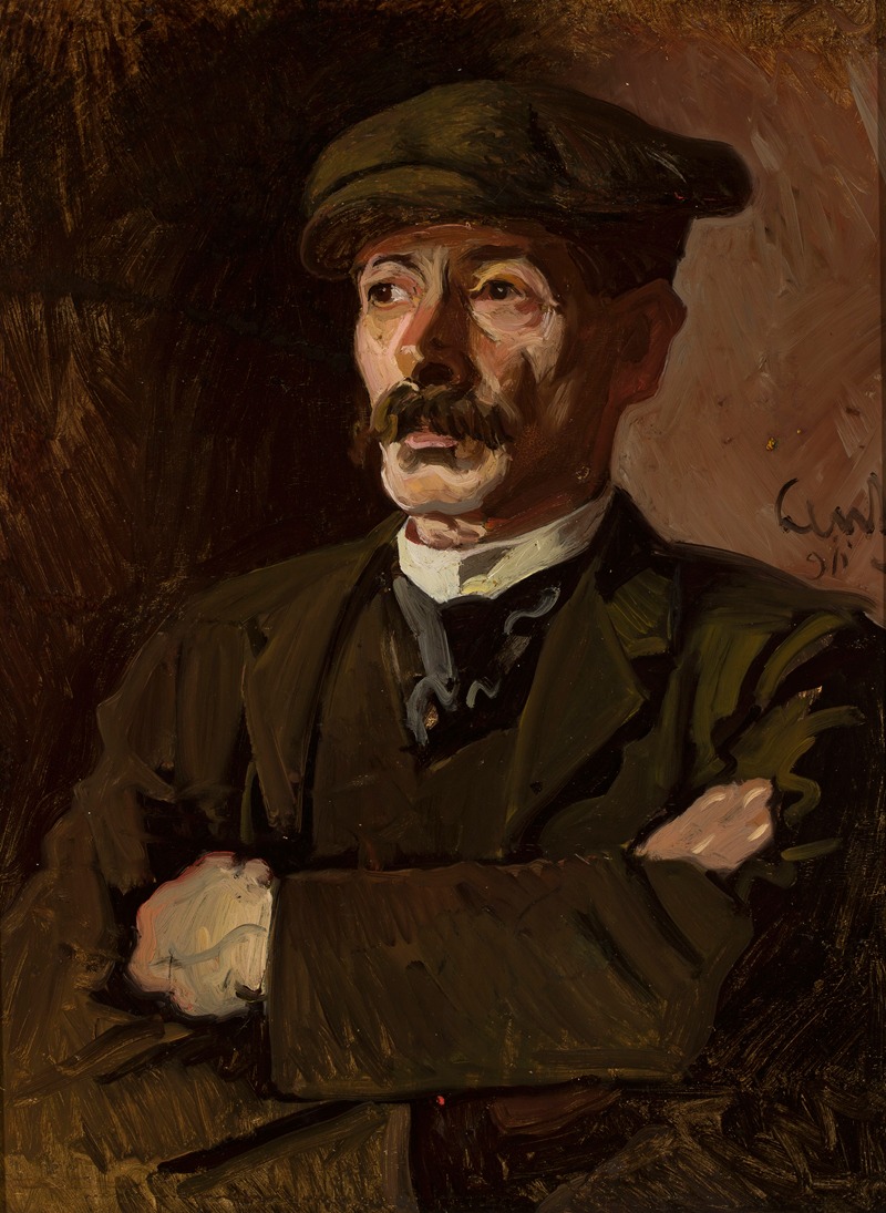 Рабочий by Станислав Лентц, 1911 — digital art print download