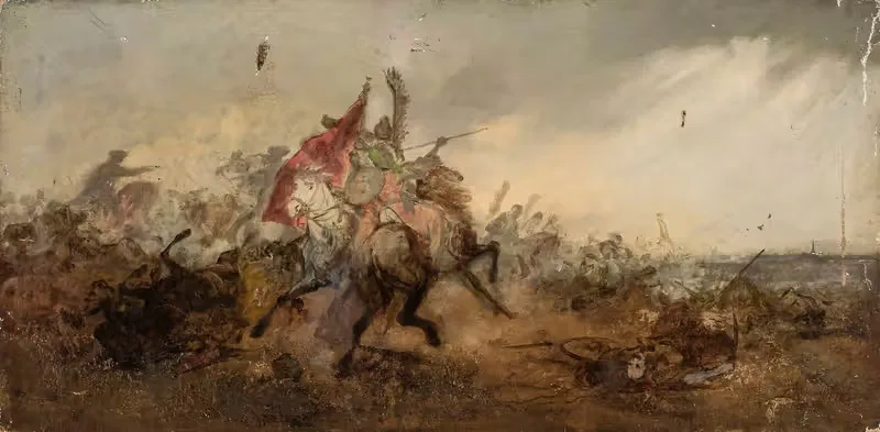 Battle of Vienna, sketch — Tadeusz Rybkowski