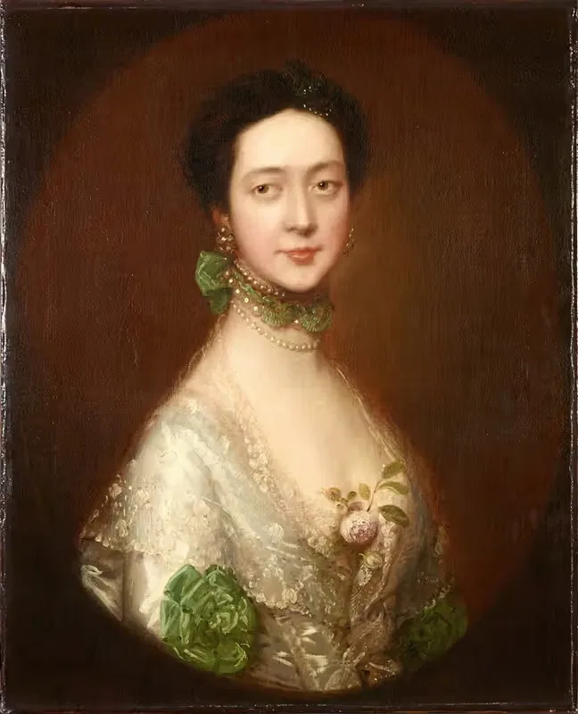 Миссис Уильям Монк by Томас Гейнсборо, 1760-1765 — digital art print download