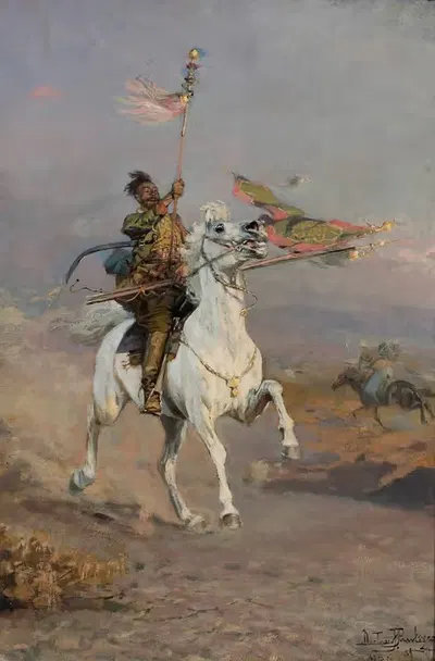 Завоевание стандарта by Вацлав Павлишак, 1899 — digital art print download