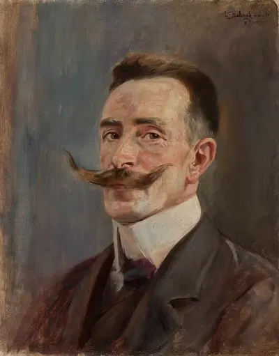 Портрет мужчины by Вацлав Павлишак, 1904 — digital art print download