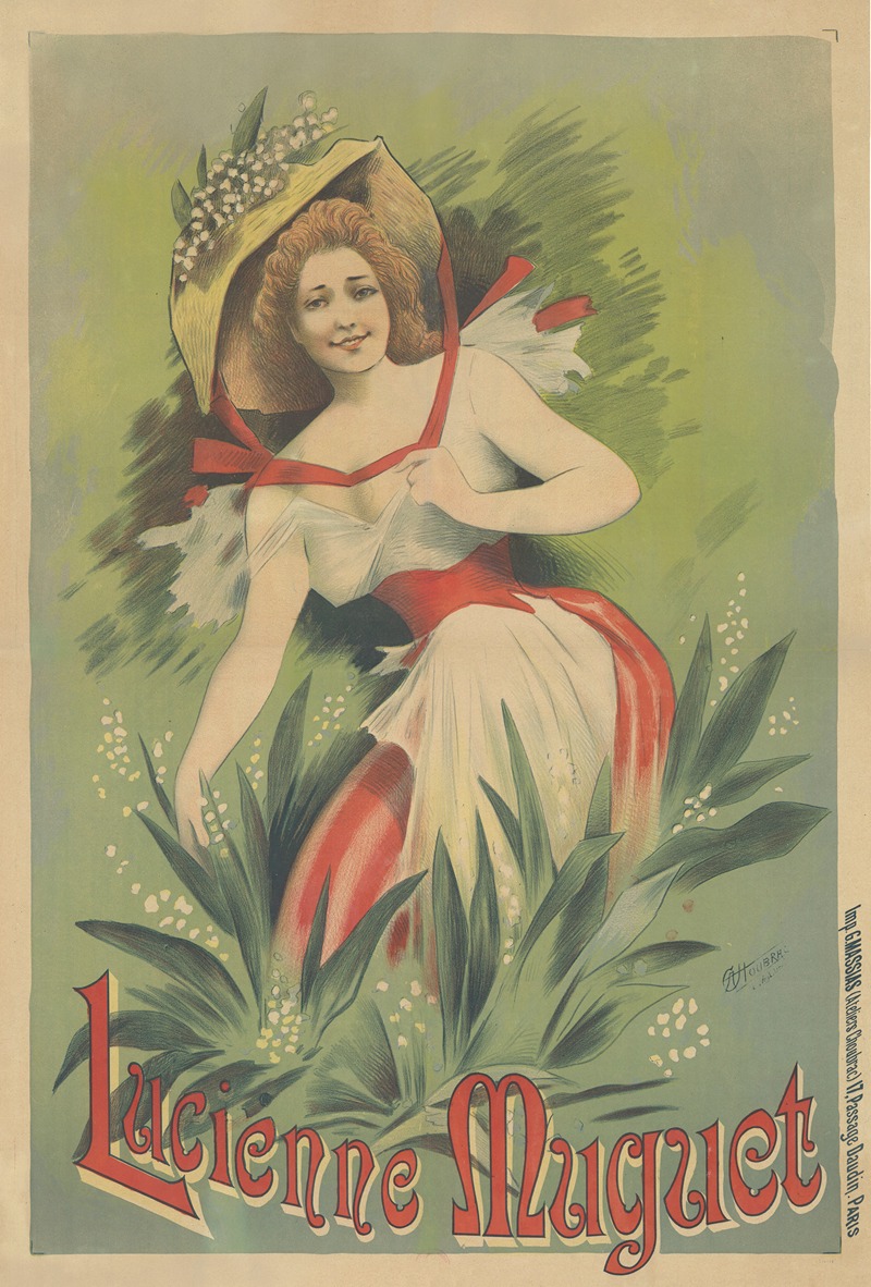 Lucienne Muguet by Альфред Шубрак, 1885 — digital art print download