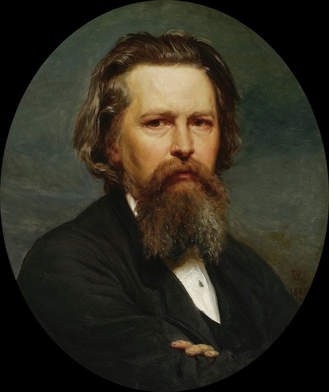 Автопортрет by Войцех Герсон, 1875 — digital art print download