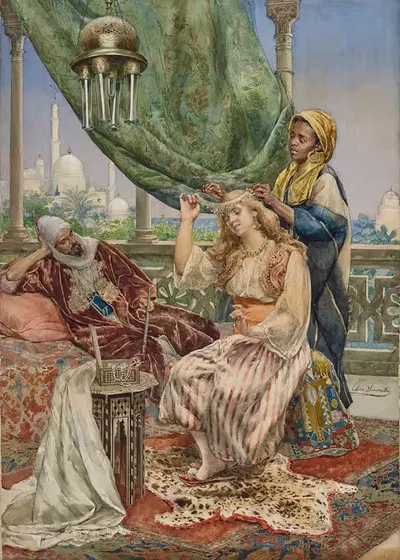 The servant and mistress by Ettore Simonetti — digital art print download