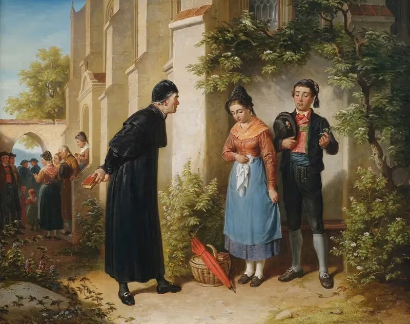 Пропущенная проповедь by Франц Шамс — digital art print download