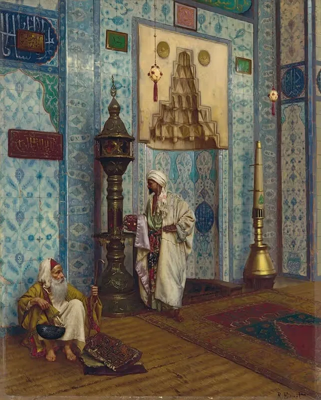 В мечети by Рудольф Эрнст — digital art print download