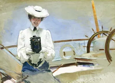 Модная иллюстрация by Сесилио Пла и Гальярдо, 1903 — digital art print download