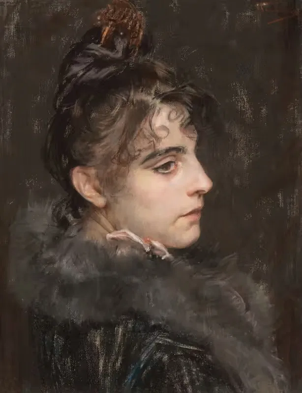 Portrait of a lady — Charles Hermans