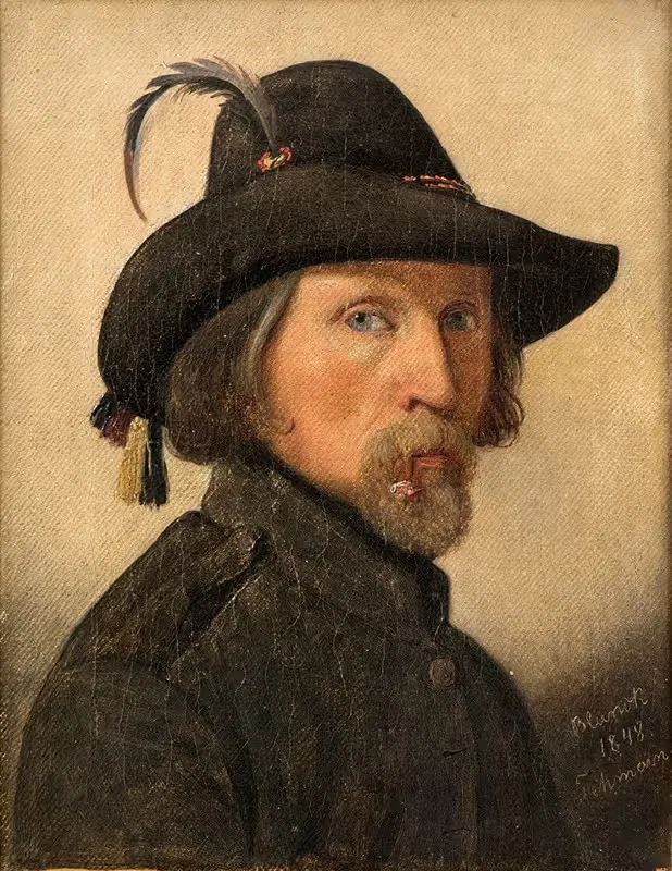 Автопортрет как легионер by Дитлев Блунк, 1848 — digital art print download