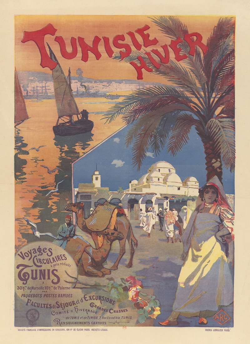 Tunisie, hiver by Аноним, 1899 — digital art print download