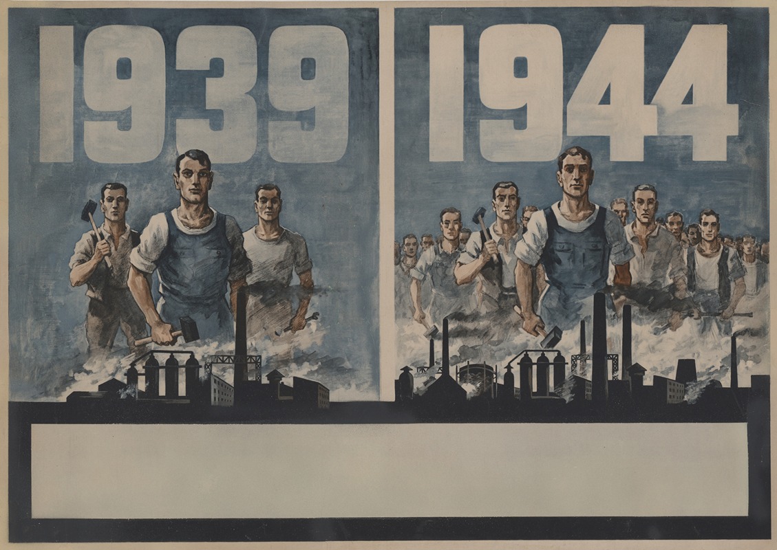 1939-1944 by Аноним, 1944 — digital art print download