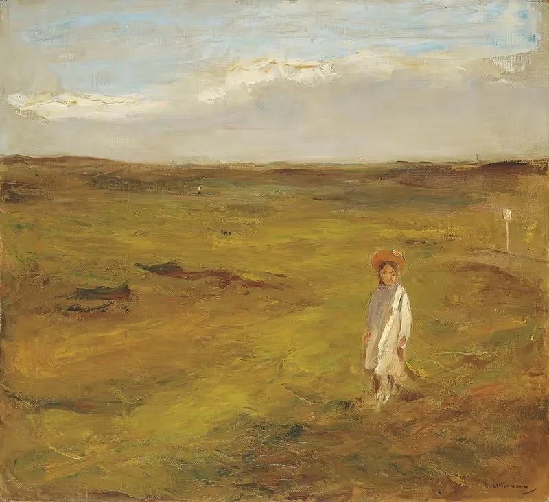 Ребенок на дюнах by Макс Либерман, 1907 — digital art print download