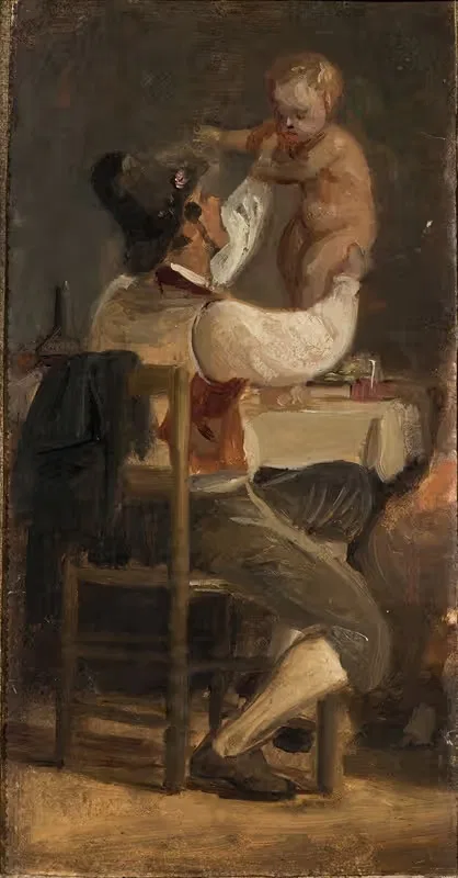Отцовская любовь by Вильгельм Марстранд, c. 1839 — digital art print download