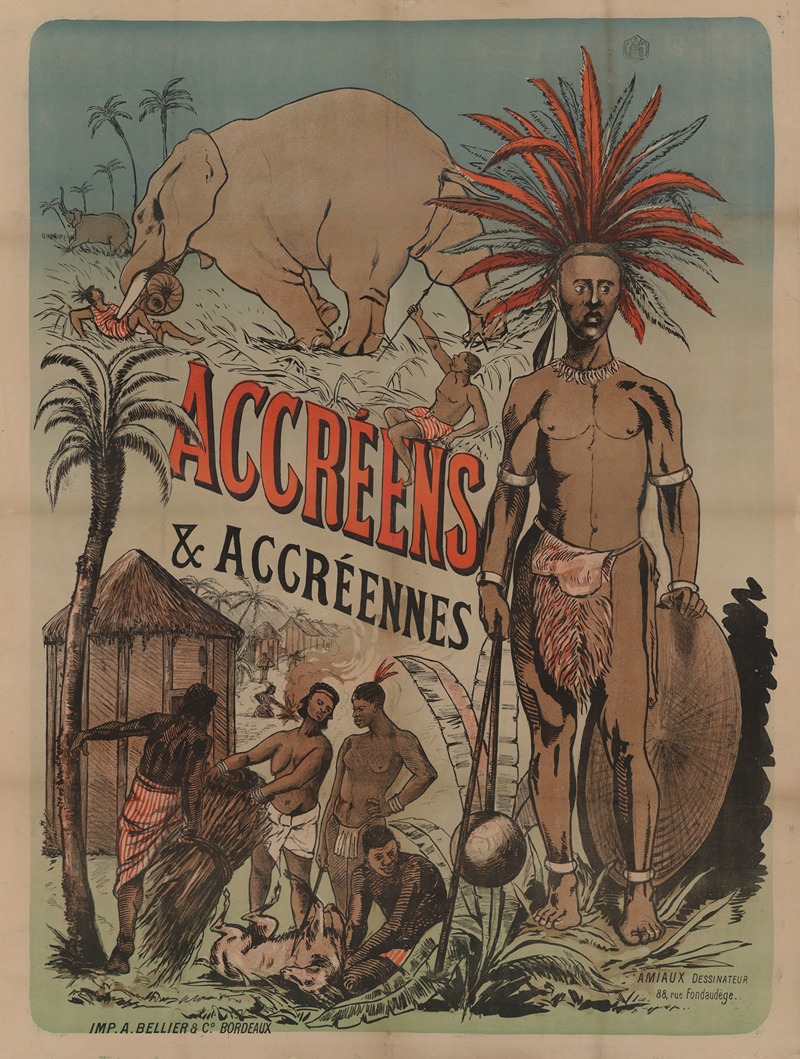 Accréens & Accréennes by Аноним, 1889 — digital art print download