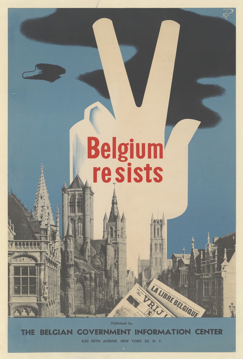 Belgium resists by Аноним, 1940-1944 — digital art print download