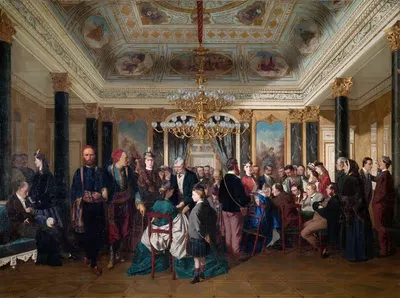 Игровая комната в Висбадене by Карл д'Ункер, 1864 — digital art print download