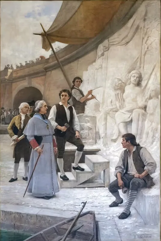Визит к скульптору by Эдуар Бенар Деба-Понсан — digital art print download